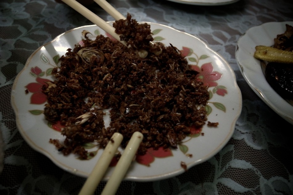 serpent meat restaurant in Hanoi, Vietnam