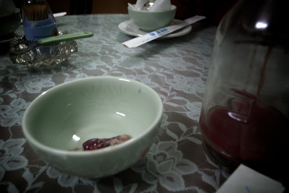 serpent meat restaurant in Hanoi, Vietnam