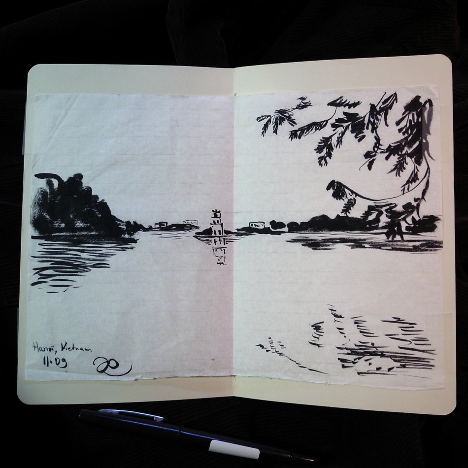 Lac de Hanoï, pour Virgine A.-H.